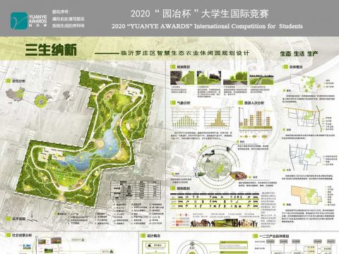 三生纳新——临沂罗庄区智慧生态农业休闲园规划设计