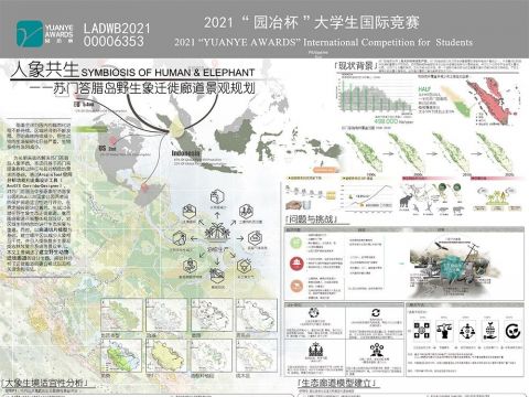 人象共生——苏门答腊岛野生象迁徙廊道规划