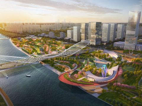 园冶杯参赛作品 | 欧博迈亚：天津“设计之都”核心区设计公园项目( 海河设计公园、柳林公园)