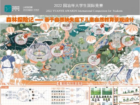 森林探险记-基于自然缺失症下儿童自然教育景观设计