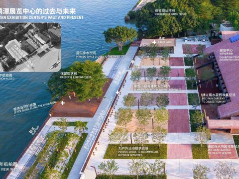 聚龙湾白鹅潭展示中心景观