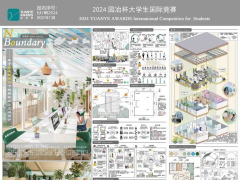 山东省威海市亲生物理念下的腾讯办公空间设计