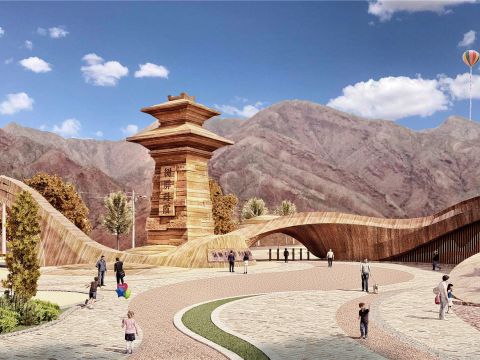 兰州树屏丹霞景区一期工程