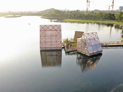 NLé建筑事务所 | MFS IIIx3 岷江漂浮系统