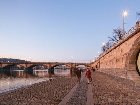 Revitalization of Prague riverfront area
