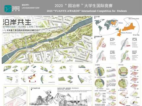 沿岸共生——未来基于渭河局部湿地型社区概念设计