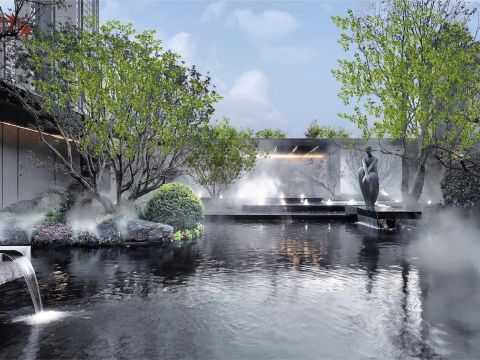 长沙龙湖金星北路项目S3#园林景观工程