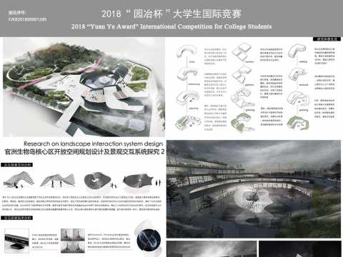 官洲生物岛核心区开放空间规划设计及景观交互系统探究