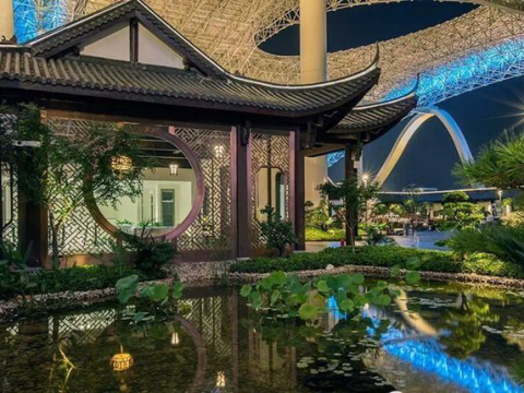 杭州国际博览中心屋面园林绿化工程