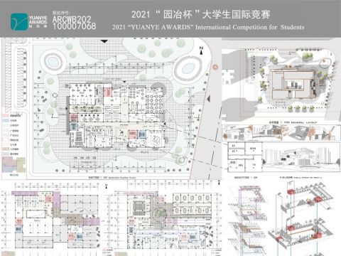 西安大学城大学生会展中心建筑设计
