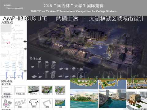 两栖生活——水陆交通转换站城市设计
