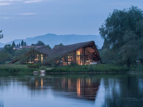 尌林建筑 | 富阳阳陂湖湿地生态酒店