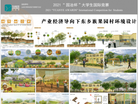 产业经济导向下东乡族果园村环境设计