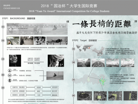 “一条长椅的距离”——基于人文关怀下的长沙市流浪者使用空间景观设计