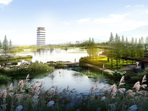 陕西千渭之会国家湿地公园核心区景观设计