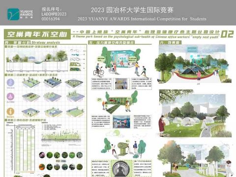 空巢青年不空心 -- 中国上班族“空巢青年” 心理亚健康疗愈主题公园设计