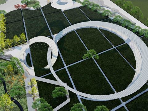 西安北客站中央公园设计