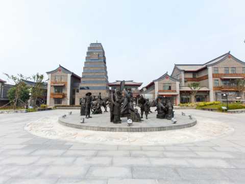 康平新城区大辽圣市商业步行街区