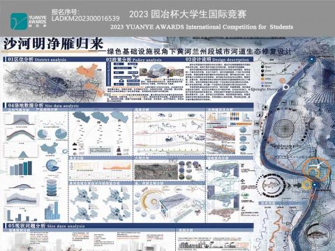 沙河明净雁归来——绿色基础设施视角下黄河兰州段城市河道生态修复设计