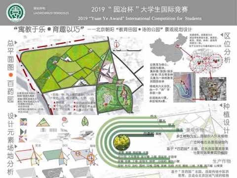 ”寓教于乐·育趣以巧“ ——北京朝阳”教育田园·诗的公园“景观规划设计