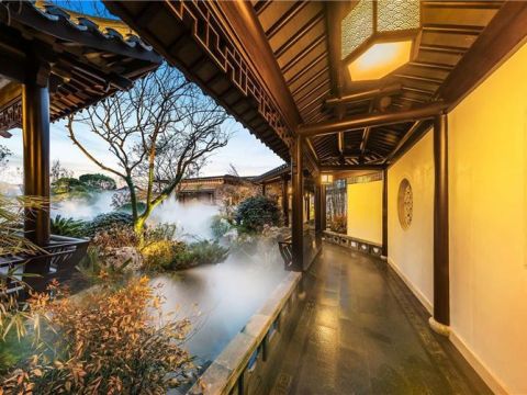 建发央著项目主入口景观工程