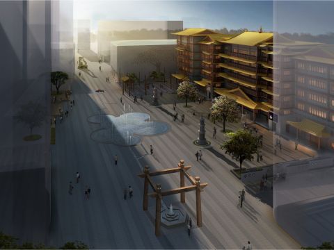 广州大佛寺北广场景观设计