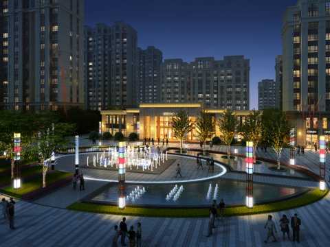 葫芦岛虹京国际居住区景观设计