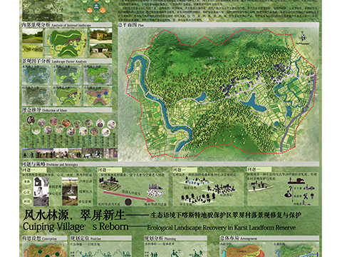 风水林源，翠屏新生——生态语境下喀斯特地貌保护区翠屏村落景观修复与保护