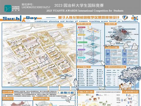 这么一天——基于人性化的校园教学区景观规划设计