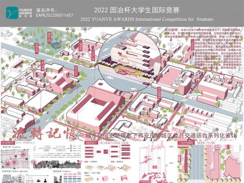 流转记忆--城市空间更新理念下西安市明城区公共交通站台系列化设计