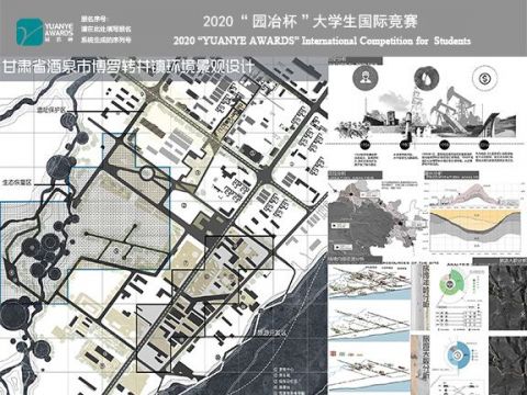 甘肃省酒泉市博罗转井镇环境景观设计