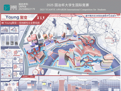 Young聚变——基于青年活力的综合服务中心区设计