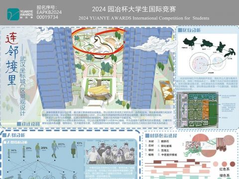 连邻接里——武汉坐标城C区景观设计