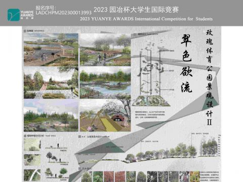 翠色欲滴—玫瑰体育公园景观设计