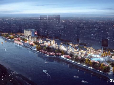 GWP源尚建筑：杭州临安苕溪公园文化休闲商业街
