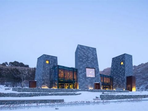 B.L.U.E.建筑事务所｜河北热河森之谷温泉中心