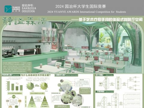 静谧森语——基于艺术疗愈手段的体验式咖啡厅空间