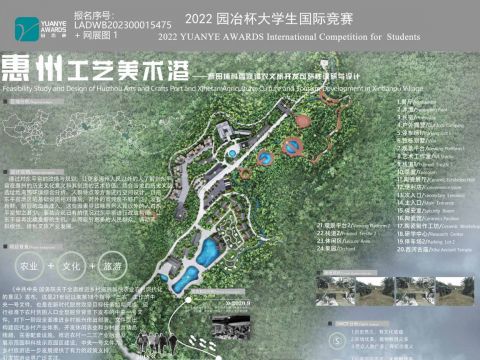 惠州工艺美术港暨新田埔村西河潭农文旅开发可研性调研与设计