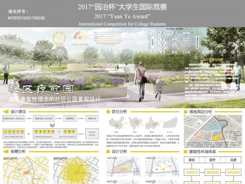 社区疗愈园——基于康复性理念的社区公园景观设计