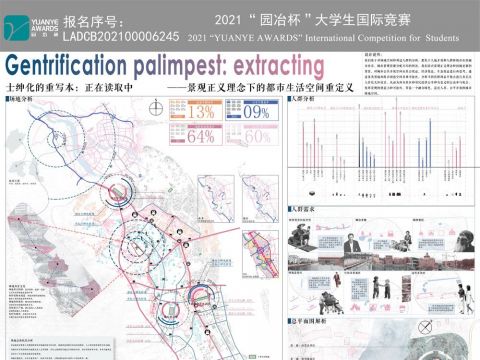 Gentrification Palimpest: extracting——景观正义理念下的都市生活空间重定义